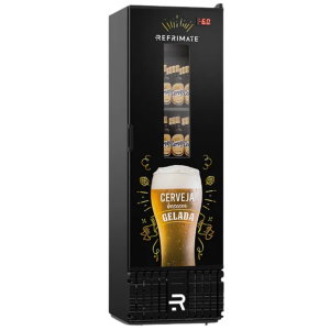 Visa Cooler Cerveja 400L Porta com Visor