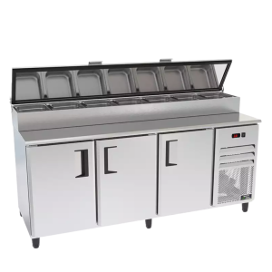 Balcão de Serviço Refrigerado com Condimentadora Venâncio Prime - Sobreposta