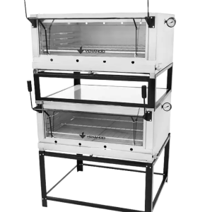 Forno de Lastro Roma a Gás Inox Duplo