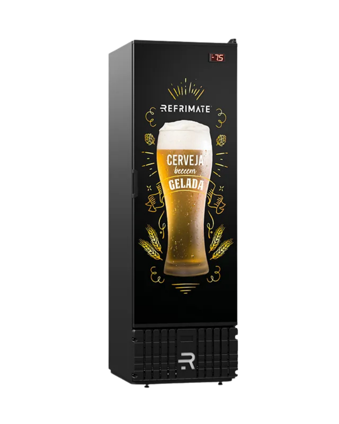Visa Cooler Cerveja 570L Porta Sólida