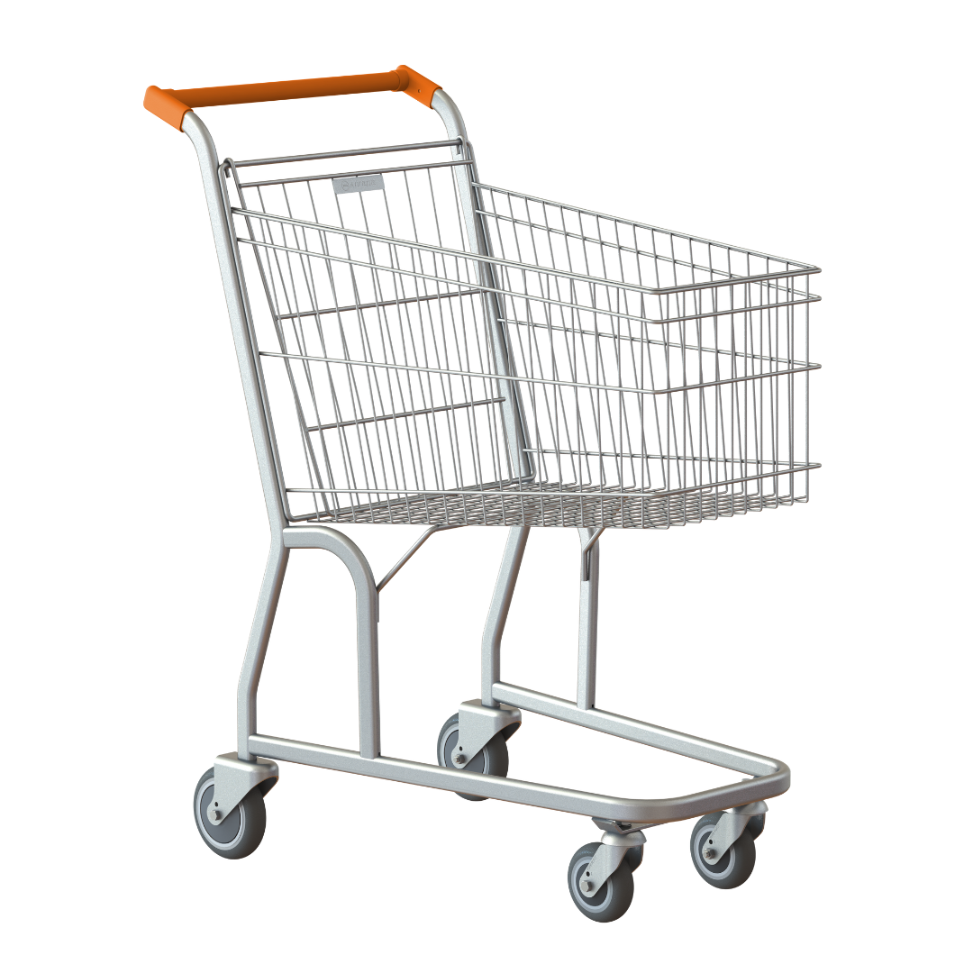 Carrinhos de Compras 90L Simples e Duplo